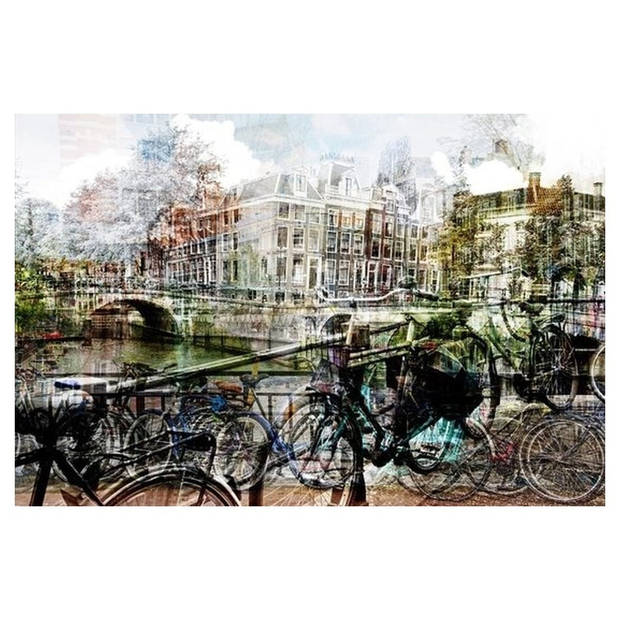 ter Halle® Glasschilderij 80 x 120 cm the Holland Misty City