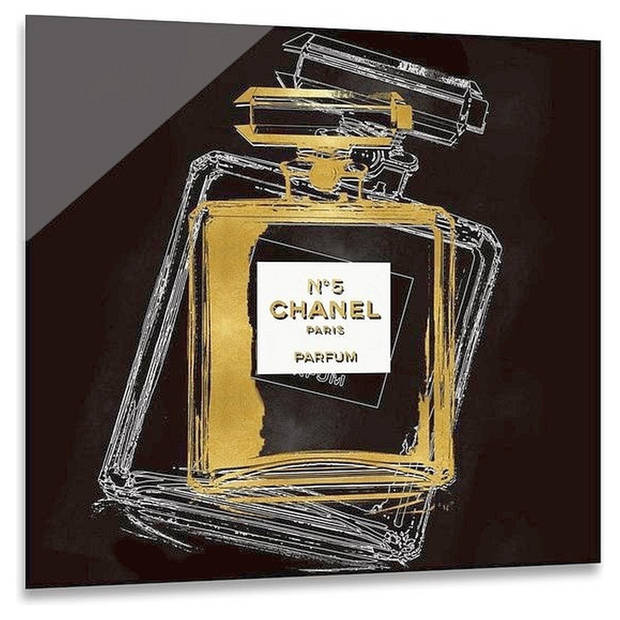 ter Halle® Glasschilderij 80 x 80 cm Chanel Eau de Parfum