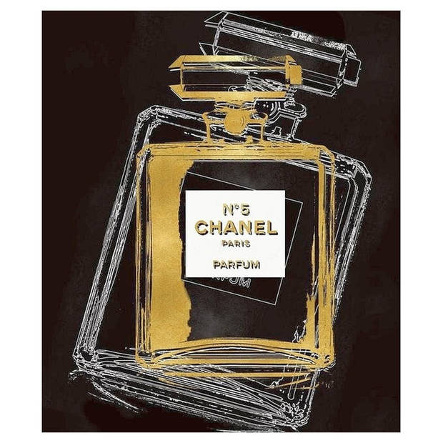 ter Halle® Glasschilderij 80 x 80 cm Chanel Eau de Parfum