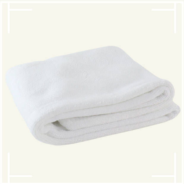 MARBEAUX Haarhanddoek - Hair towel - Hoofdhanddoek - Microvezel handdoek krullend haar - Wit