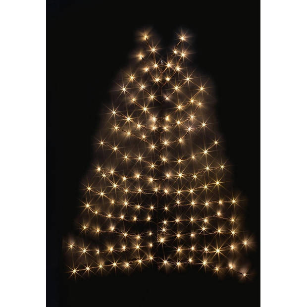 Countryfield LED-boom Kerstboom van LED-verlichting voor aan de muur 100 x 120 cm 136 LED's