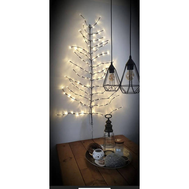Countryfield LED-boom Kerstboom van LED-verlichting voor aan de muur 100 x 120 cm 136 LED's