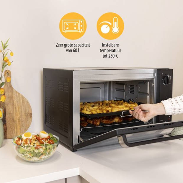 Tristar OV-3640 Hetelucht oven ? 60 liter ? 2000 Watt