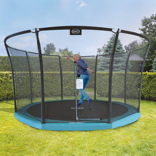 AXI Denver Trampoline met veiligheidsnet Ø 366 cm Groen Inground trampoline voor kinderen