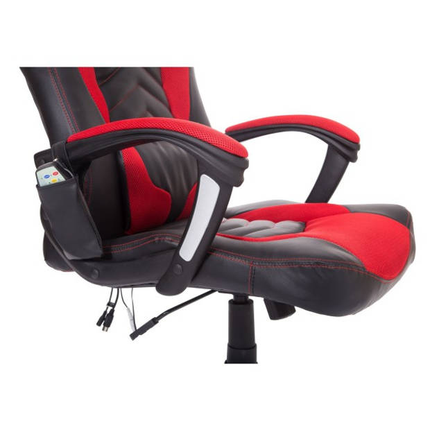 Ergonomische Bureaustoel - Stoel - Bureaustoelen - Gamestoel - Gamechair - Massage functie - Warmtefunctie - Kunstlee...