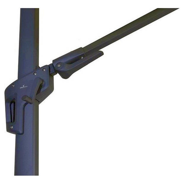 Zweefparasol VirgoFlex Taupe Ø350 cm - inclusief kruisvoet