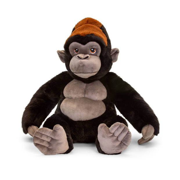 Pluche knuffel dier berg gorilla aap 45 cm - Knuffeldier