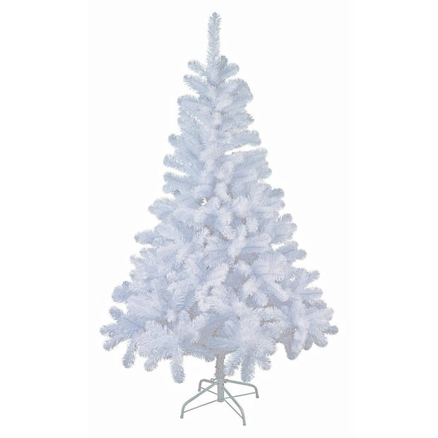 Kunst kerstbomen / kunstbomen in het wit 180 cm - Kunstkerstboom