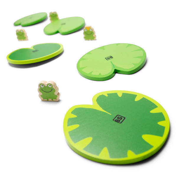 BS Toys buitenspel Wiebelpad MDF groen 14-delig