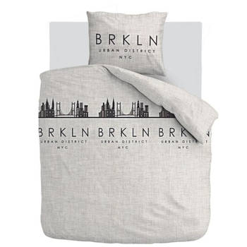 Cotton Rich Collection - Dekbedovertrek - Brooklyn - 240x200/220 - 2 Kussenslopen van 60x70 cm - Grijs