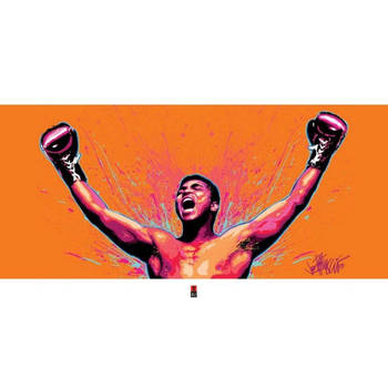 Kunstdruk Muhammad Ali Loud 80x60cm