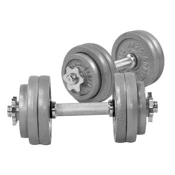 Gorilla Sports Dumbellset - Halterset - Gietijzer - 30 kg