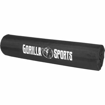 Gorilla Sports Bar Pad - Barbell Pad - 40 cm - Klittenband - Zwart