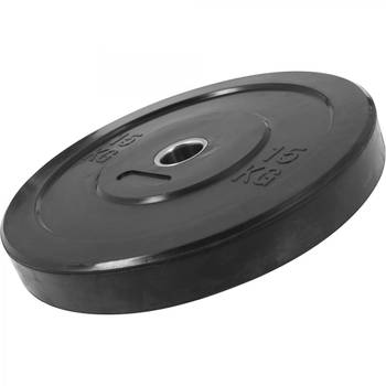 Gorilla Sports Bumper Plate - Halterschijf - 15 kg - Rubber - 50 mm