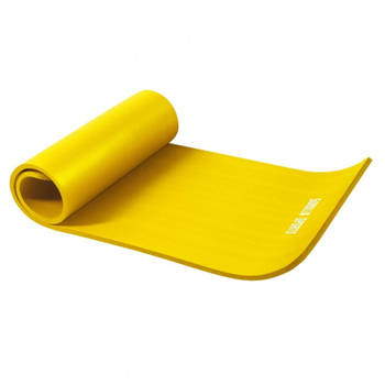Gorilla Sports Yogamat Deluxe - Geel 190 x 100 x 1,5 cm - Yoga Mat