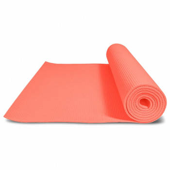 Gorilla Sports Yogamat - PVC - 180 x 60 x 0,5 Koraalrood