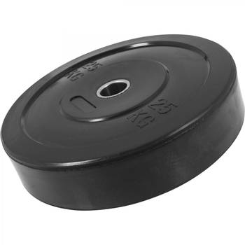 Gorilla Sports Bumper Plate - Halterschijf - 25 kg - Rubber - 50 mm