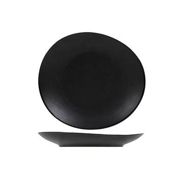 Cosy & Trendy Ontbijtbord Vongola Black - 22 x 20 cm