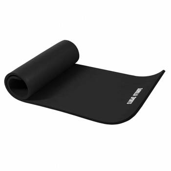 Gorilla Sports Yogamat Deluxe (190 x 100 x 1,5 cm) - Yoga Mat - zwart