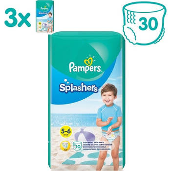 Pampers - Splashers - Wegwerpbare Zwemluiers - Maat 5/6 - 30 stuks