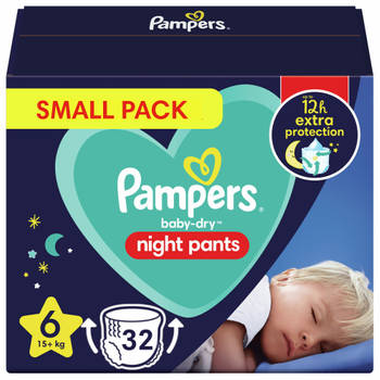 Pampers - Night Pants - Maat 6 - Small Pack - 32 luierbroekjes