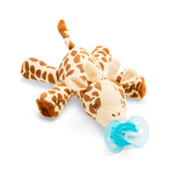 Philips Avent - Snuggle Knuffelspeen - Ultra Soft Giraffe - 0/6 maanden