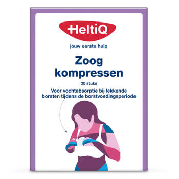 HeltiQ - Zoogcompressen - Fluweelzacht - 30 stuks