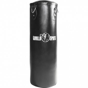 Gorilla Sports Bokszak - Kunstleer - 90 cm - Incl ketting en Haken - Zwart - 27 kg