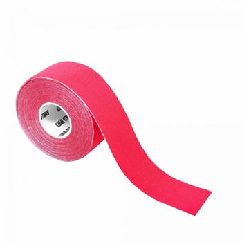 Gorilla Sports kinesiotape - Kinesiologie tape - 2,5 cm breed - 1 rol - roze