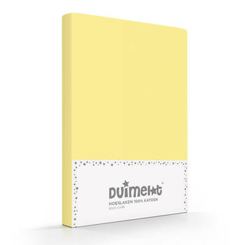 Romanette Peuterbed Hoeslaken Duimelot Katoen - geel 70x140/150cm