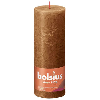 Bolsius Stompkaars Spice Brown Ø68 mm - Hoogte 19 cm - Kaneel - 85 branduren
