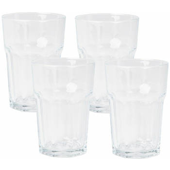 Longdrink - Longdrinkglas - Limonadeglazen - 12 x 8 cm - 365ml - 4 Stuks