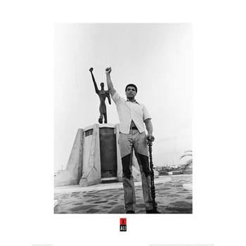 Kunstdruk Muhammad Ali Black Power Salute 60x80cm
