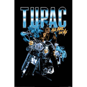 Pyramid Tupac Shakur All Eyez Motorcycle Poster 61x91,5cm