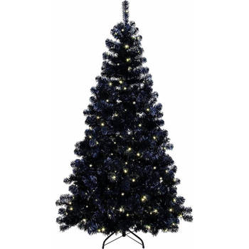 Royal Christmas® Kunstkerstboom Zwart 150 cm inclusief LED-verlichting