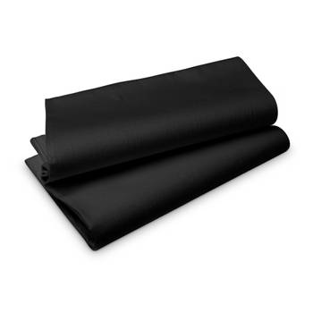 Tafellaken/Tafelkleed zwart 127 x 220 cm van evolin / papier - Tafellakens