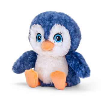 Pluche knuffel dier pinguin 16 cm - Knuffeldier
