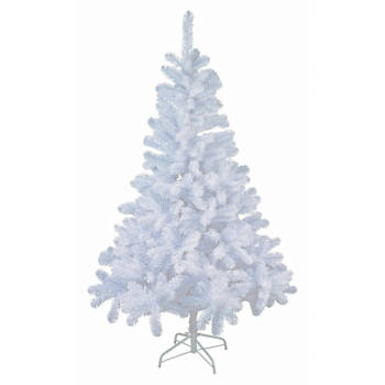 Kunst kerstbomen / kunstbomen in het wit 120 cm - Kunstkerstboom