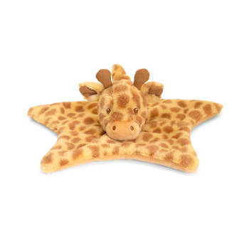 Pluche knuffeldoekje/tuttel dier giraffe 32 cm - Knuffeldoek