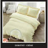 Hotel Home Collection - Dekbedovertrek - Dorothy - 200x200/220 +2*60x70 cm - Creme