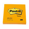 Notitieblok Post-It 76x76mm neon or/pk 6