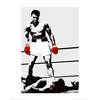 Kunstdruk Muhammad Ali Gloves 40x50cm