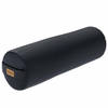 Gorilla Sports Yoga Bolster - Zwart - 65 x 20 cm - Yoga kussen - Rond