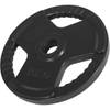 Gorilla Sports Halterschijf - 10 kg - Gripper Gietijzer rubber coating 50 mm