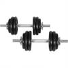 Gyronetics Dumbellset - Halterset - Gietijzer - 30 kg - 25 mm