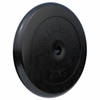 Gorilla Sports Halterschijf - 20 kg - Gietijzer - Rubber - 30 mm