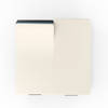 Nightsrest VP Dubbel Jersey Topper Hoeslaken - Creme Maat: 160/180x200/220 + 12cm