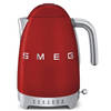 SMEG Variabele Waterkoker - 7 temperatuurstanden - rood - 1.7 liter - KLF04RDEU