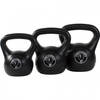 Gorilla Sports Kettlebells - Kunststof - 8 kg, 10 kg & 12 kg - Set van 3