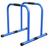 Gorilla Sports Dip Bars - Parallettes - Push up stand bar - Blauw - 2 stuks